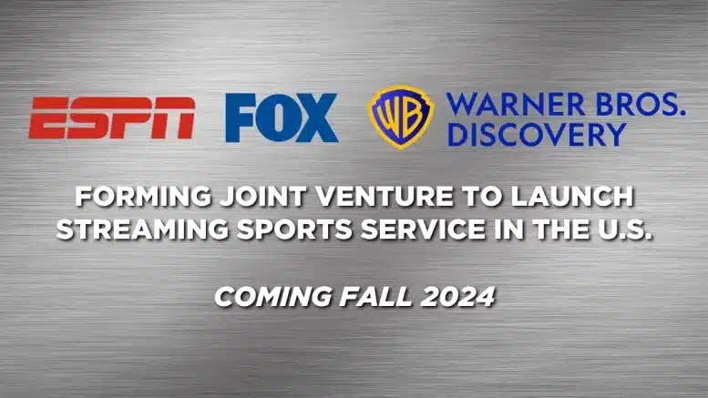 ESPN, Fox, Warner Bros. to launch sports streaming platform