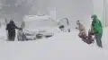 Powerful California blizzard shuts down roads and ski resorts as heavy snow and fierce winds slam mountains